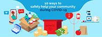 10 ways to safely help your community during COVID-19
